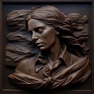 3D model Wuthering Heights Emily Bronte 1847 (STL)